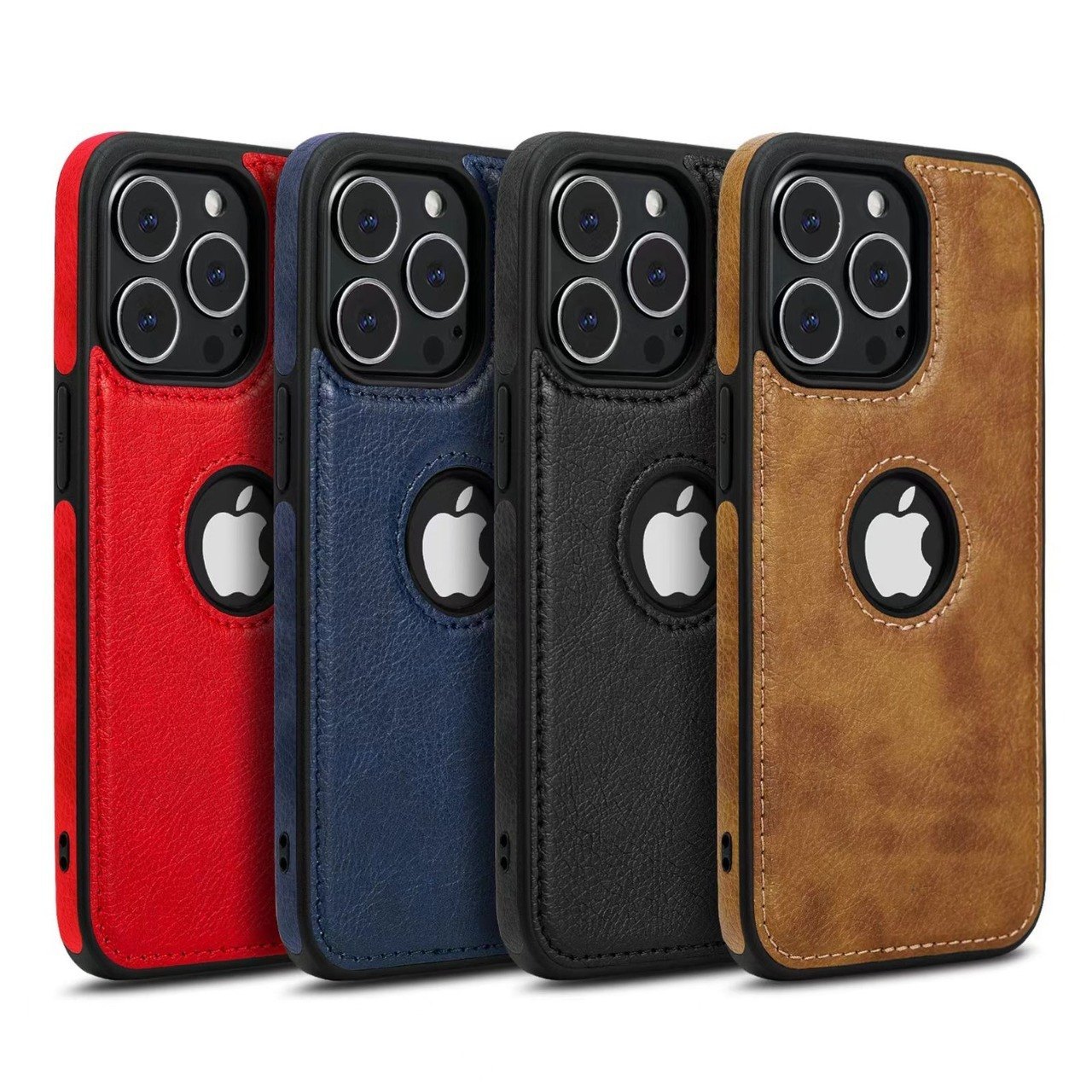 Leather Mobile Cover For Apple Iphone