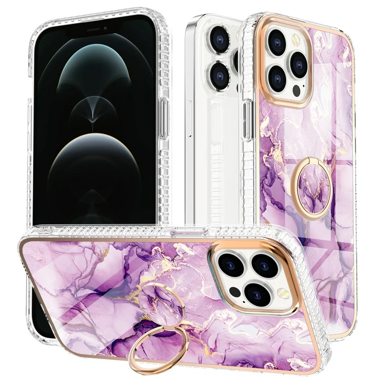 Entronix Silicone Soft Case Designed for iPhone 7/8/SE Shockproof Durable Slim Fit, Purple